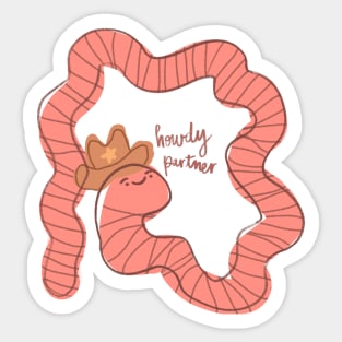 Howdy Partner Sticker